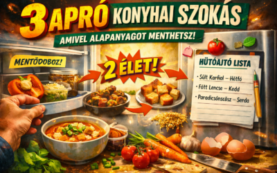 3 apró konyhai szokás amivel rengeteg alapanyagot megmenthetsz